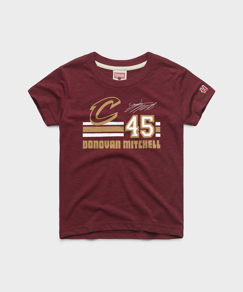 Youth Cavs Donovan Mitchell Signature Jersey