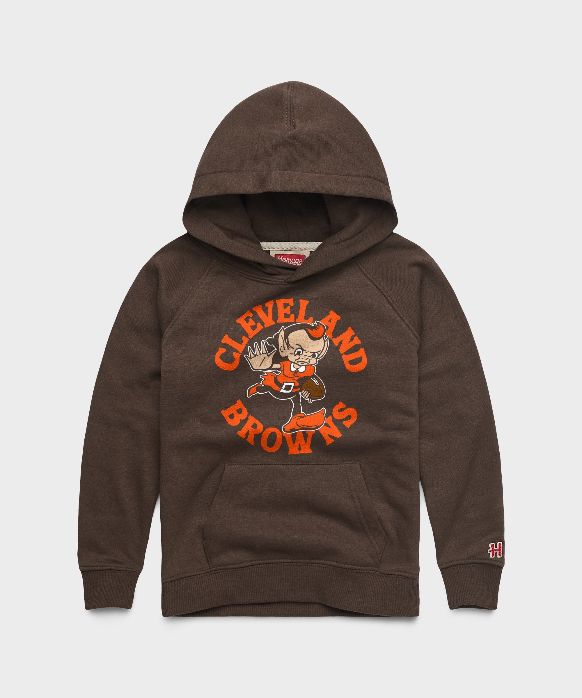 Youth Cleveland Browns Brownie Stiff Arm Hoodie