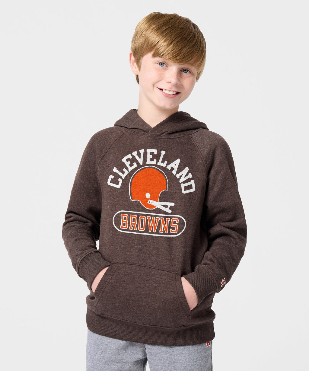 Youth Cleveland Browns Throwback Helmet Hoodie