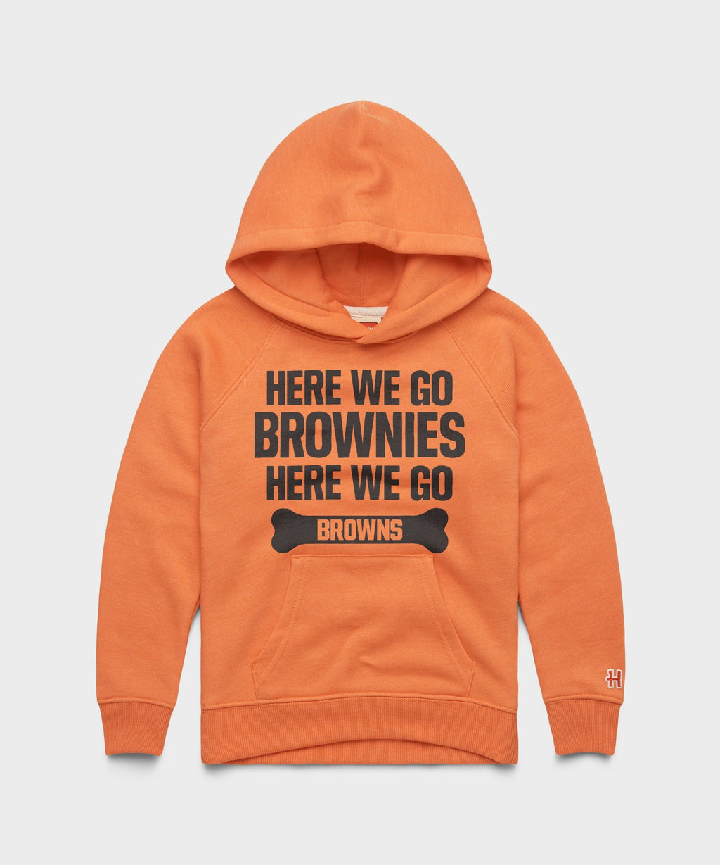 Youth Here We Go Brownies Here We Go Hoodie
