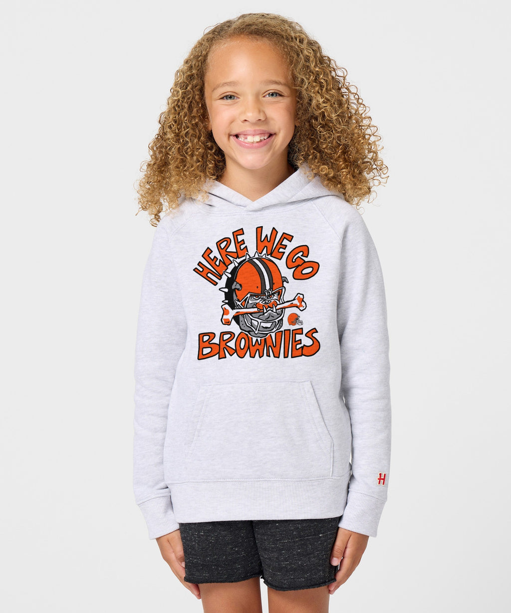 Youth Here We Go Brownies Hoodie