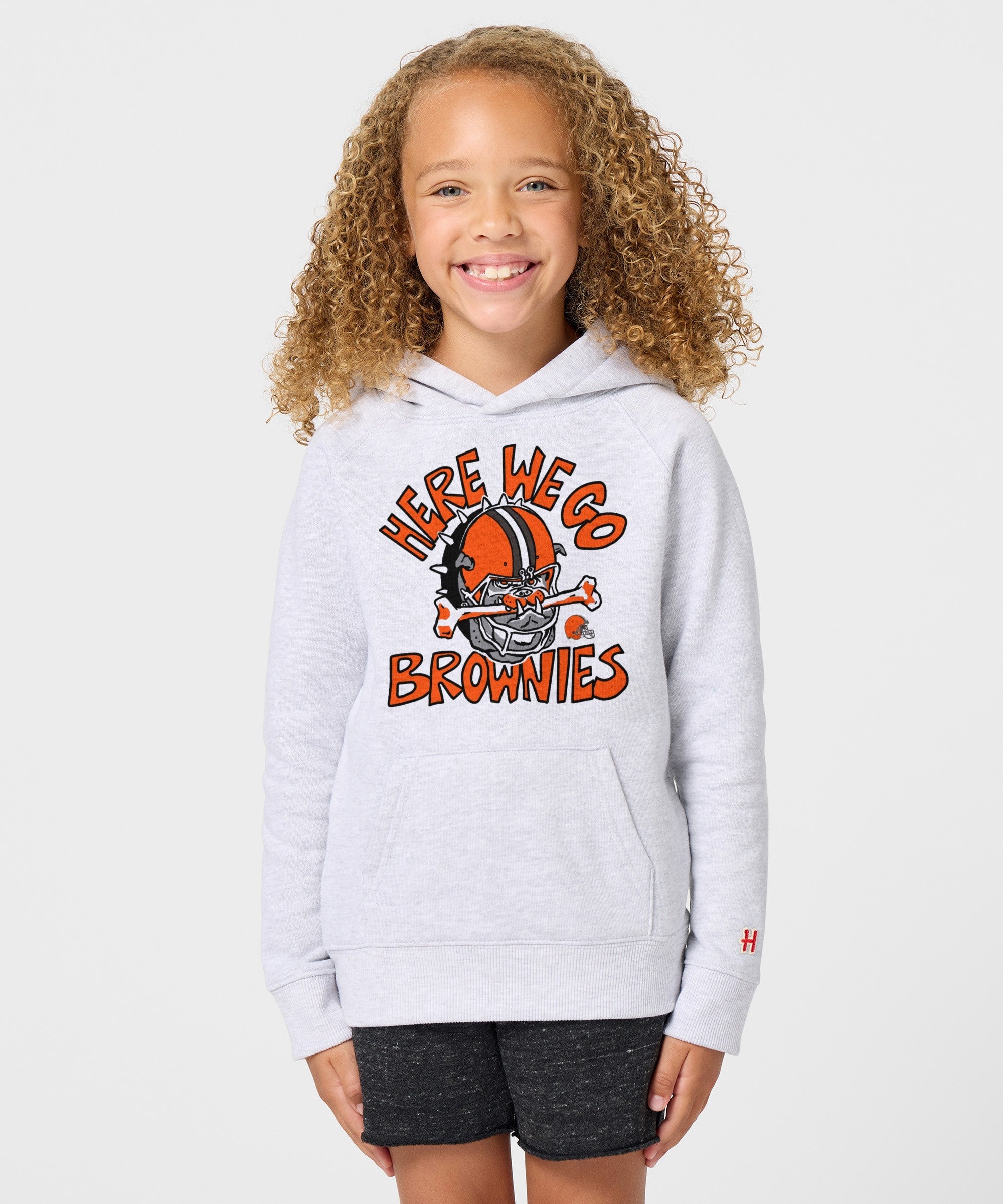 Youth Here We Go Brownies Hoodie