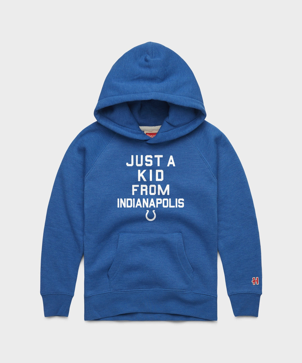 Youth Indianapolis Colts Just A Kid From Indianapolis Hoodie