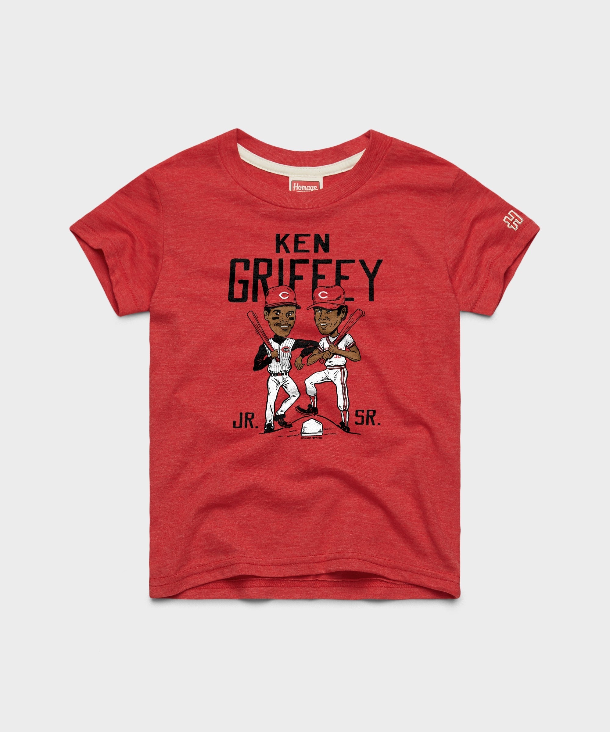 Youth Ken Griffey Father And Son Reds