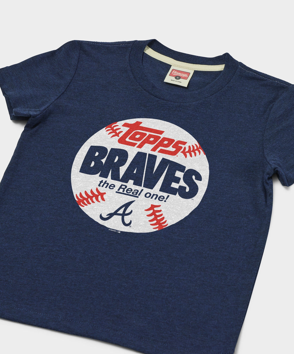 Youth MLB x Topps Baseball The Real One Atlanta Braves