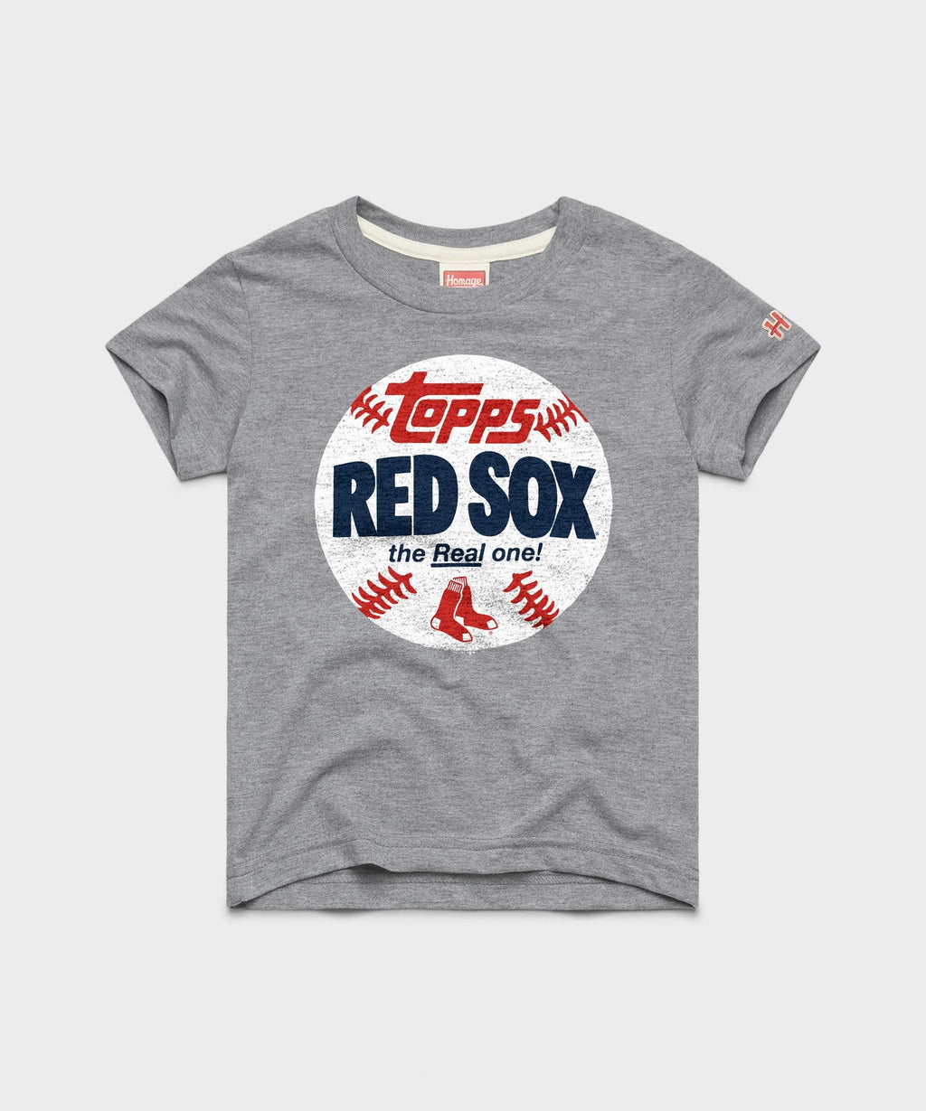 Youth MLB x Topps Baseball The Real One Boston Red Sox