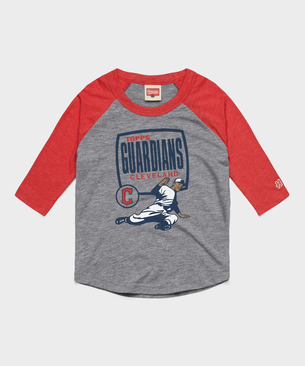 Youth MLB x Topps Cleveland Guardians Raglan