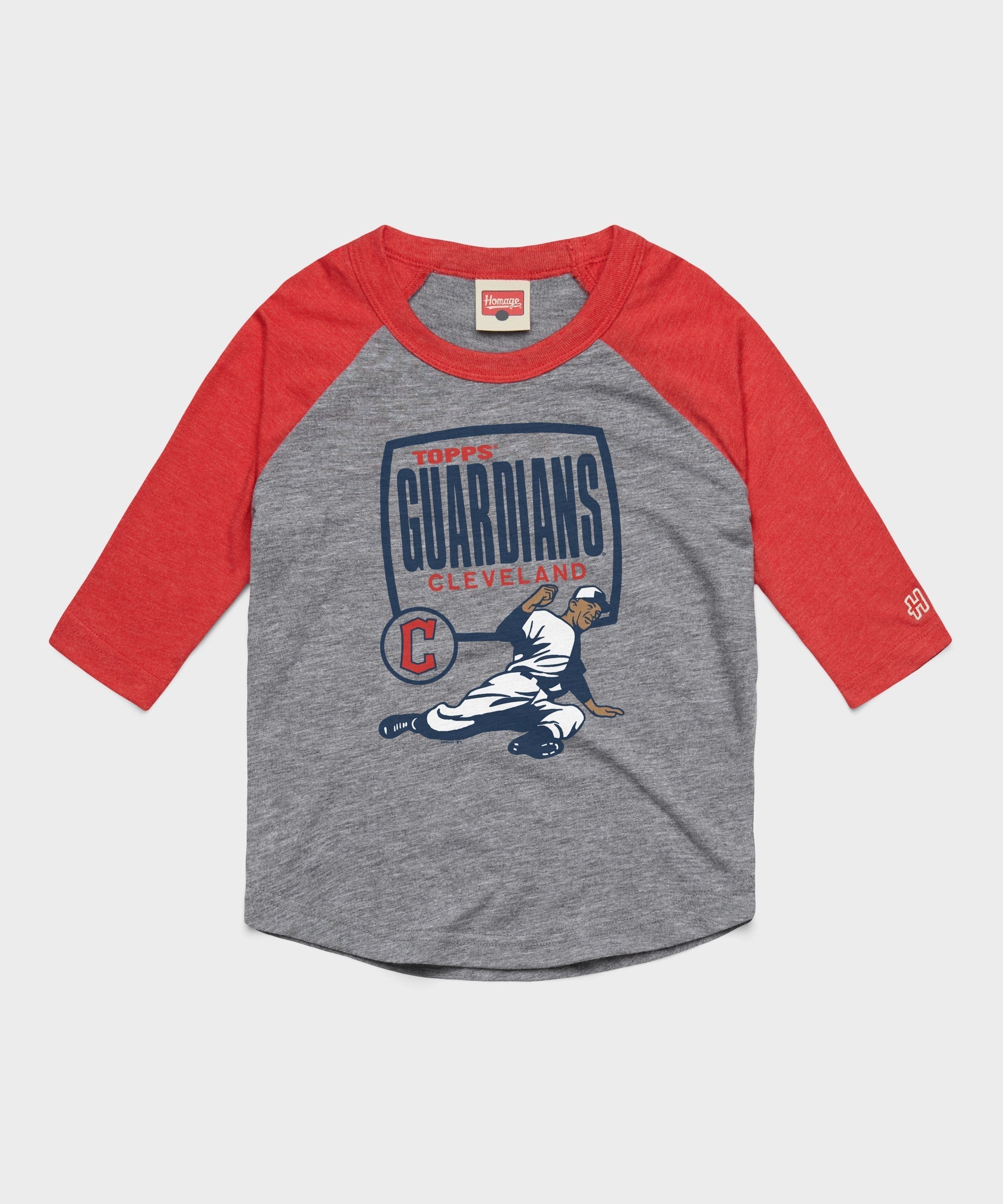 Youth MLB x Topps Cleveland Guardians Raglan