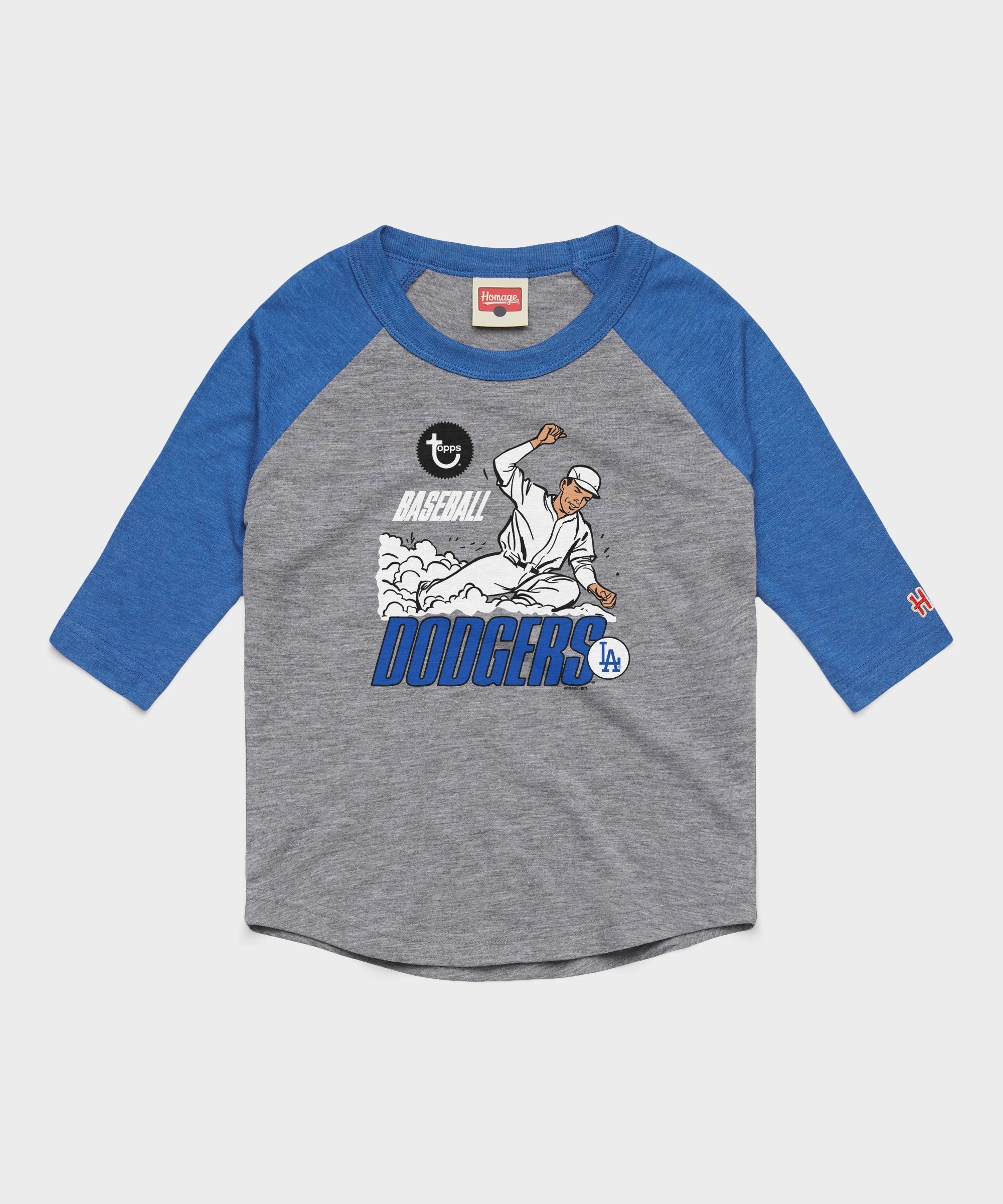 Youth MLB x Topps Los Angeles Dodgers Raglan
