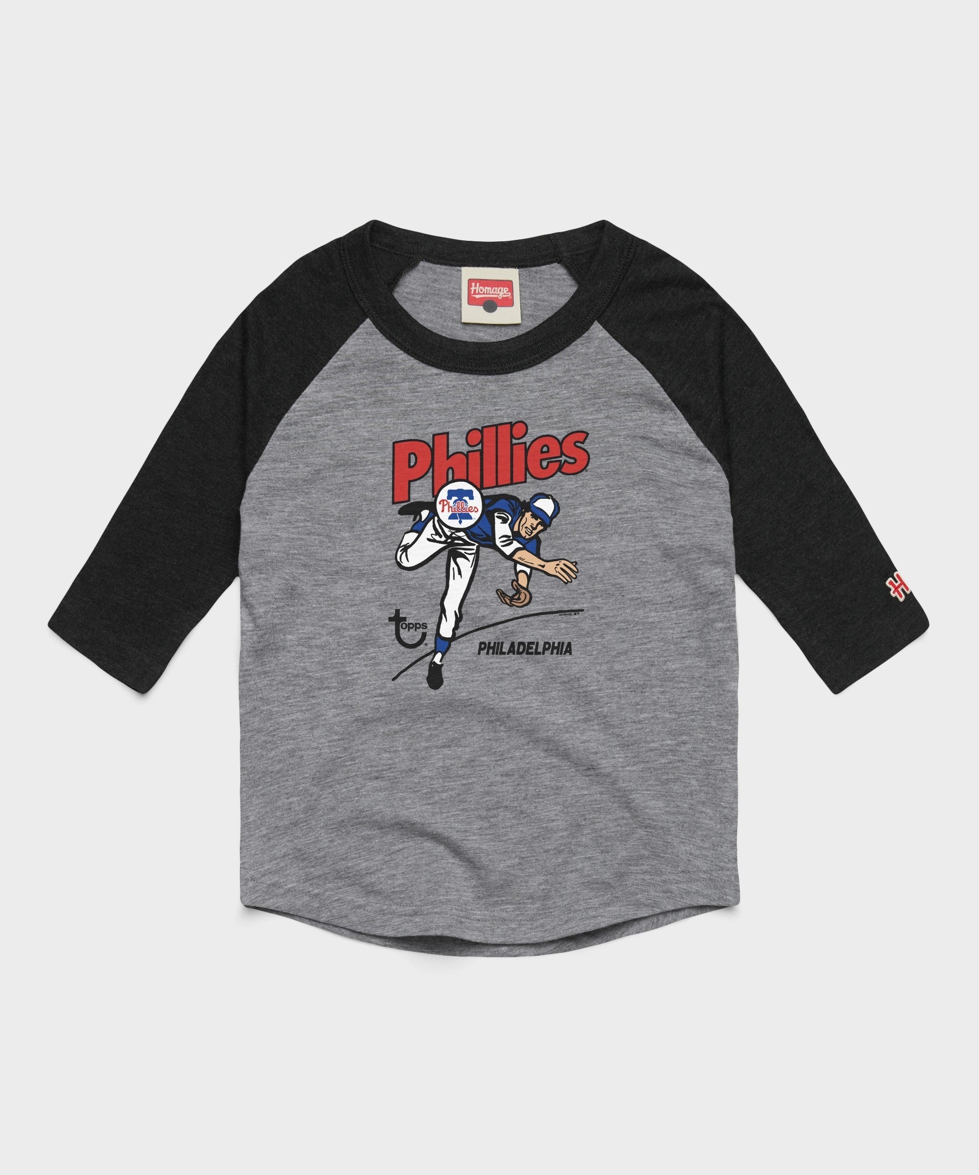 Youth MLB x Topps Philadelphia Phillies Raglan