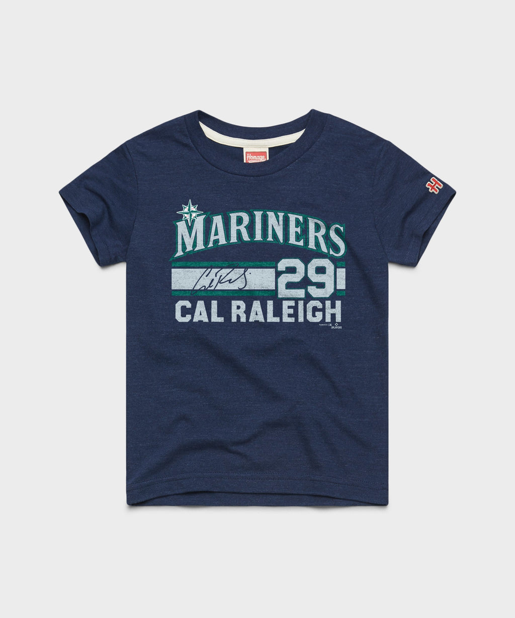 Youth Mariners Cal Raleigh Signature Jersey