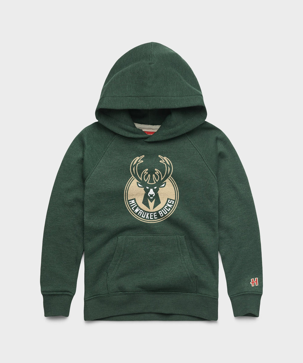 Youth Milwaukee Bucks Logo Hoodie