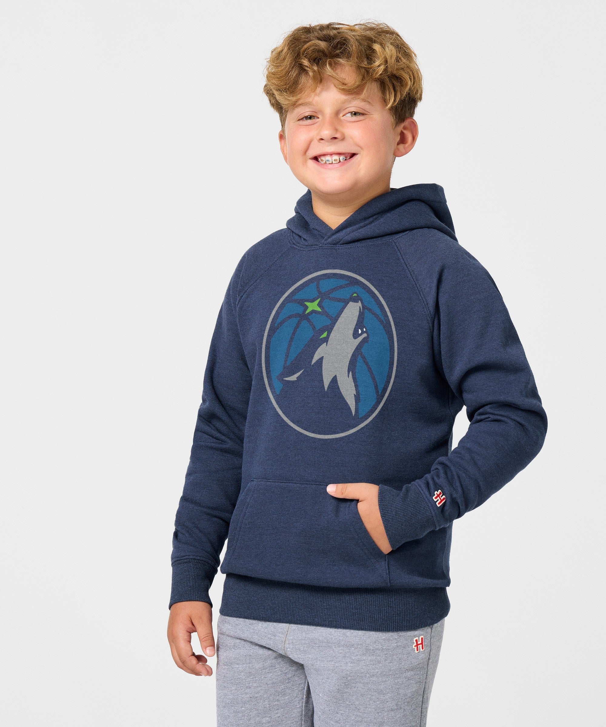 Youth Minnesota Timberwolves Logo Hoodie