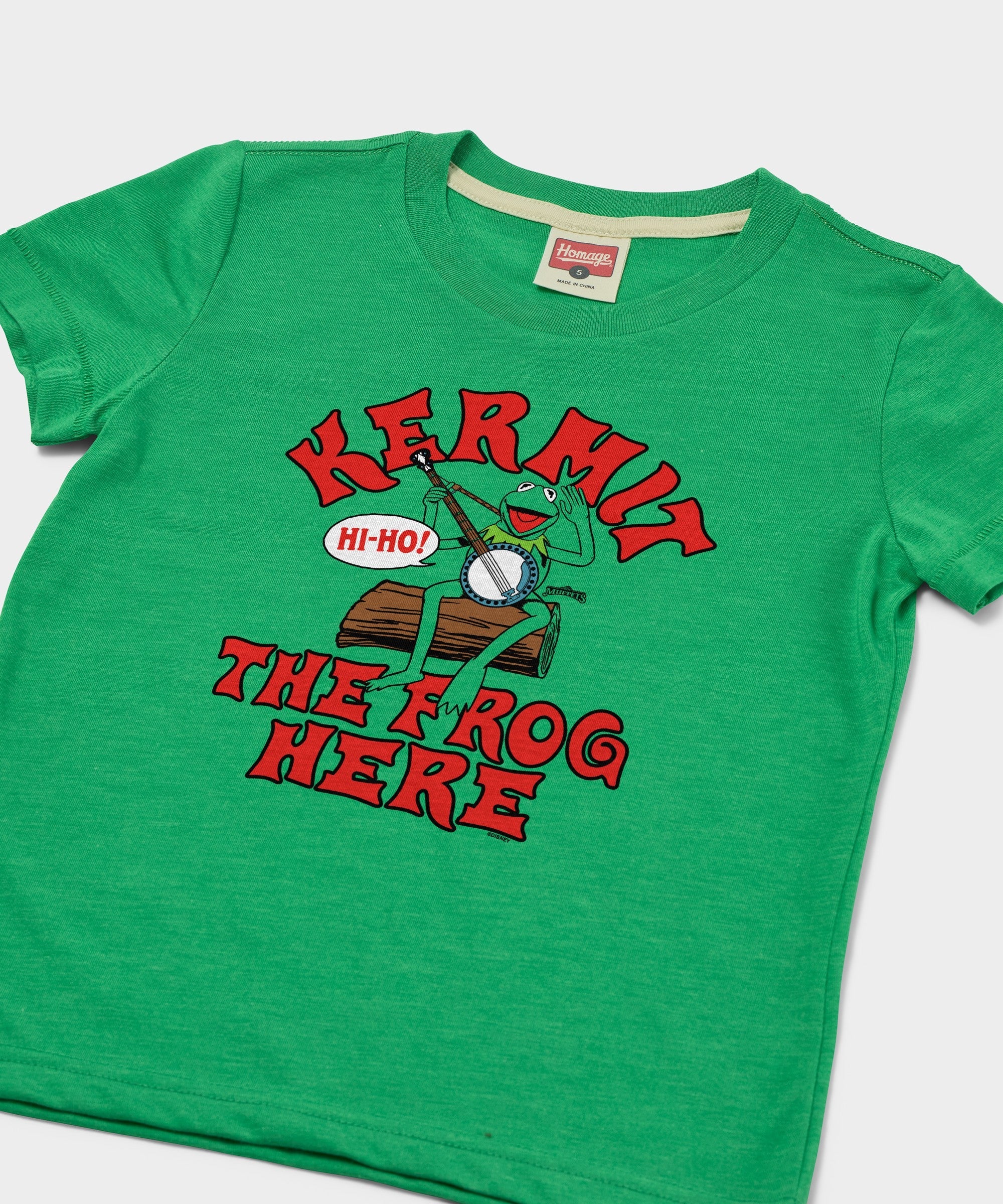 Youth Muppets Kermit The Frog Here T-Shirt
