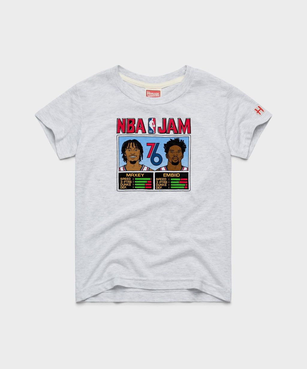 Youth NBA Jam 76ers City Maxey And Embiid