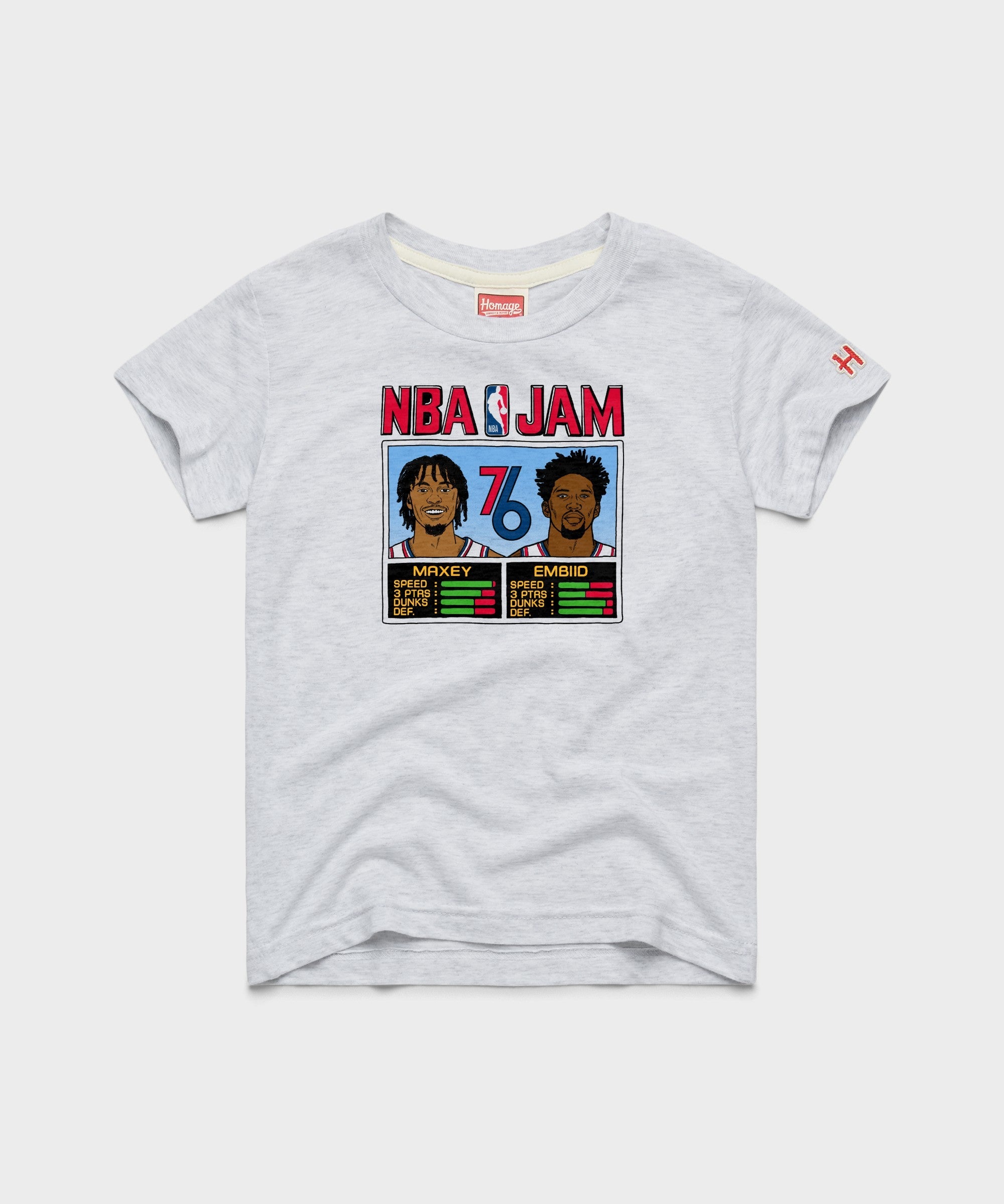 Youth NBA Jam 76ers City Maxey And Embiid