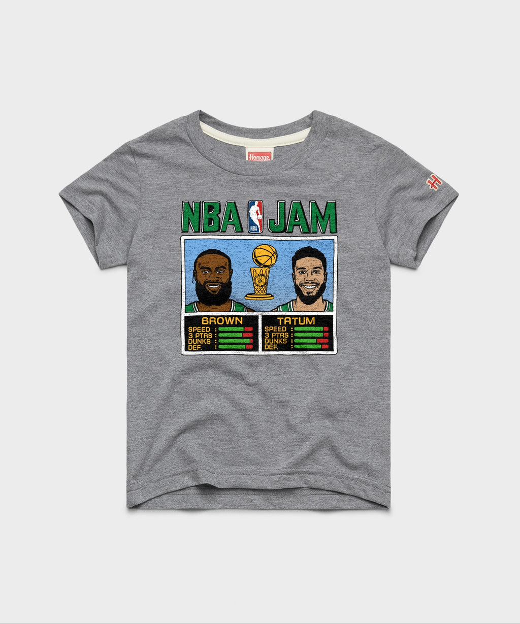 Youth NBA Jam Celtics 2024 Champs Brown And Tatum