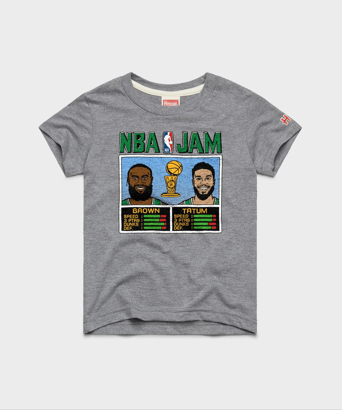 Youth NBA Jam Celtics 2024 Champs Brown And Tatum
