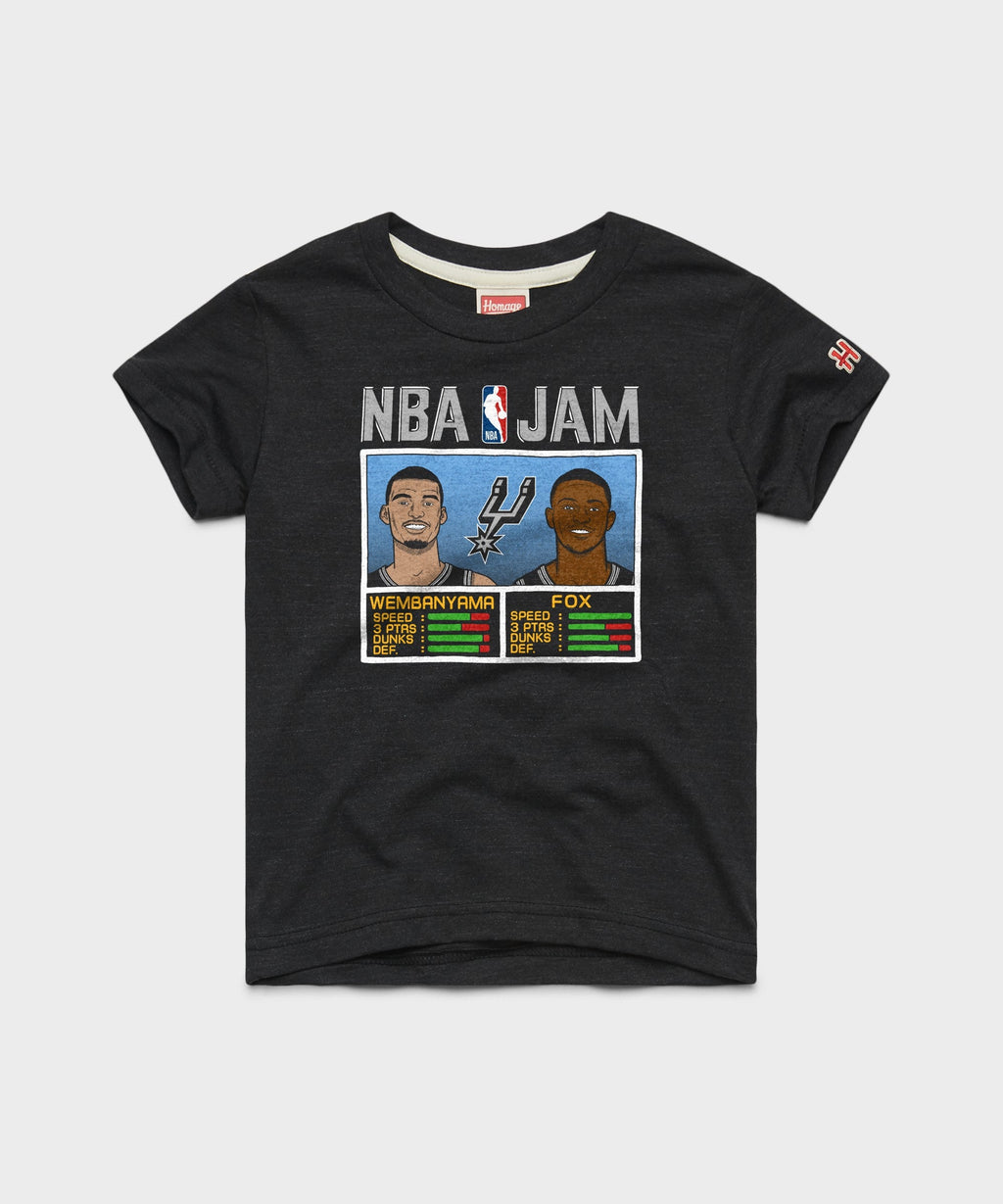 Youth NBA Jam Spurs Wembanyama And Fox