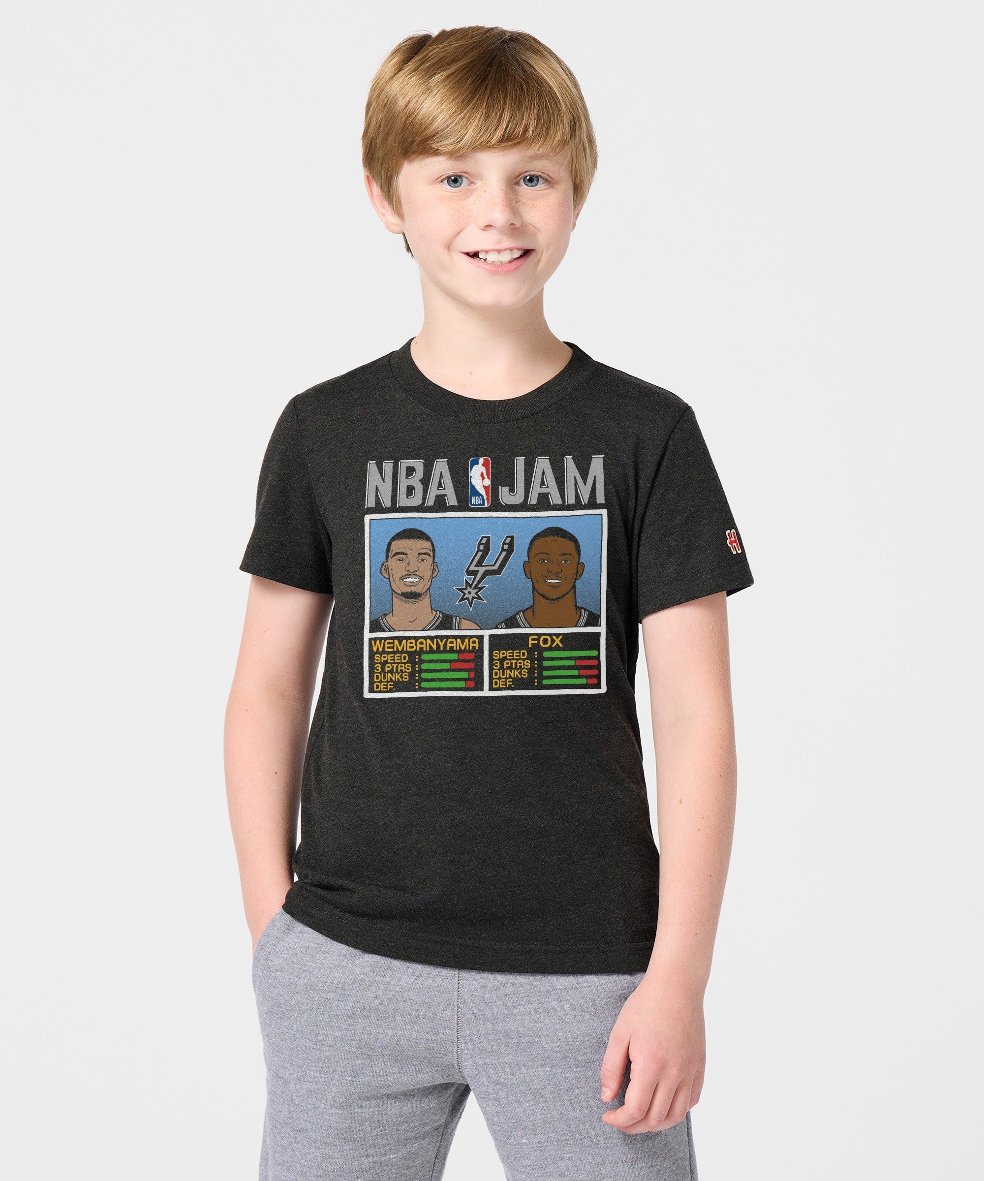 Youth NBA Jam Spurs Wembanyama And Fox