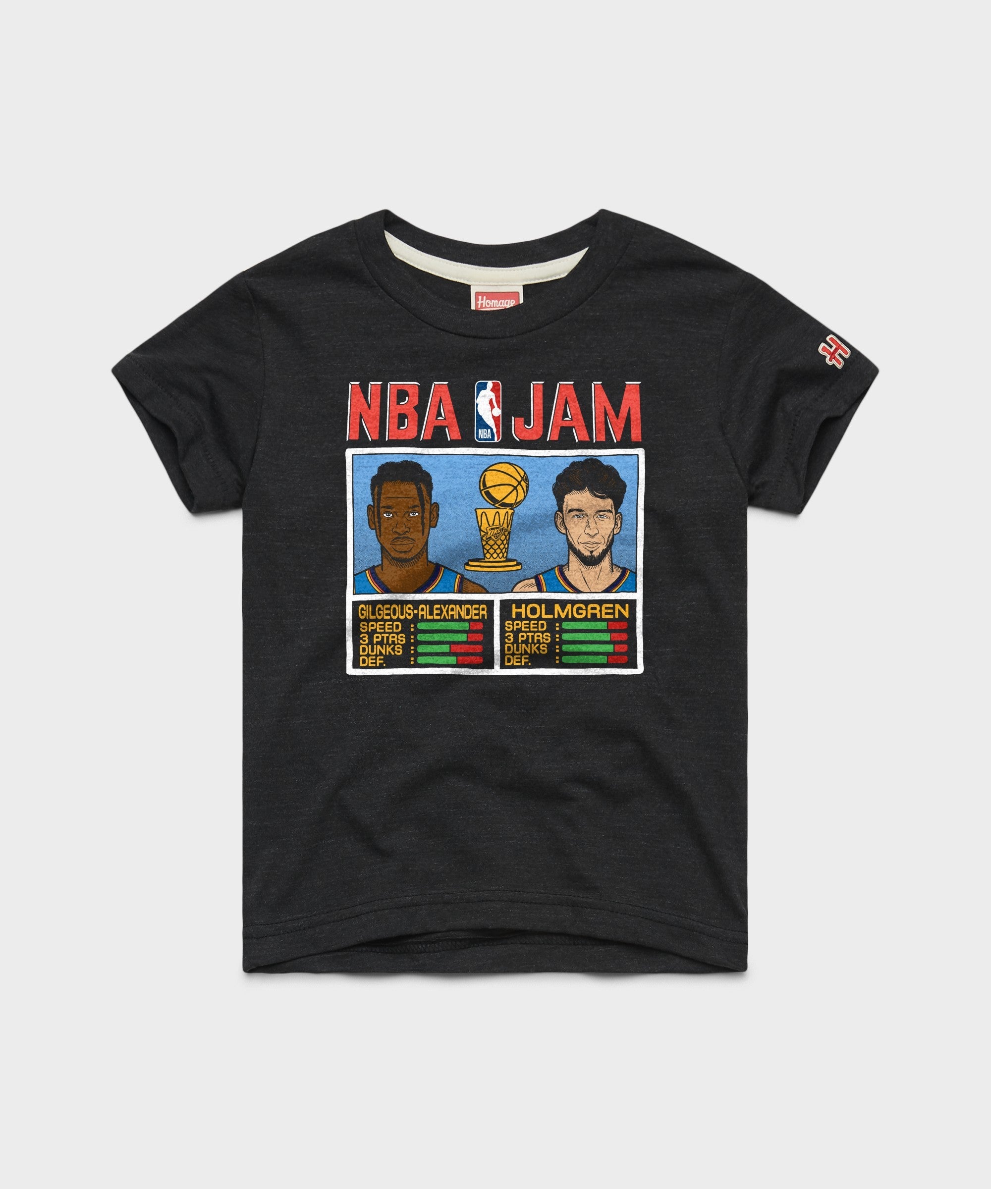Youth NBA Jam Thunder 2025 Champs Gilgeous-Alexander And Holmgren