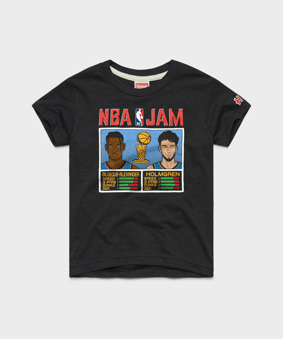 Youth NBA Jam Thunder 2025 Champs Gilgeous-Alexander And Holmgren
