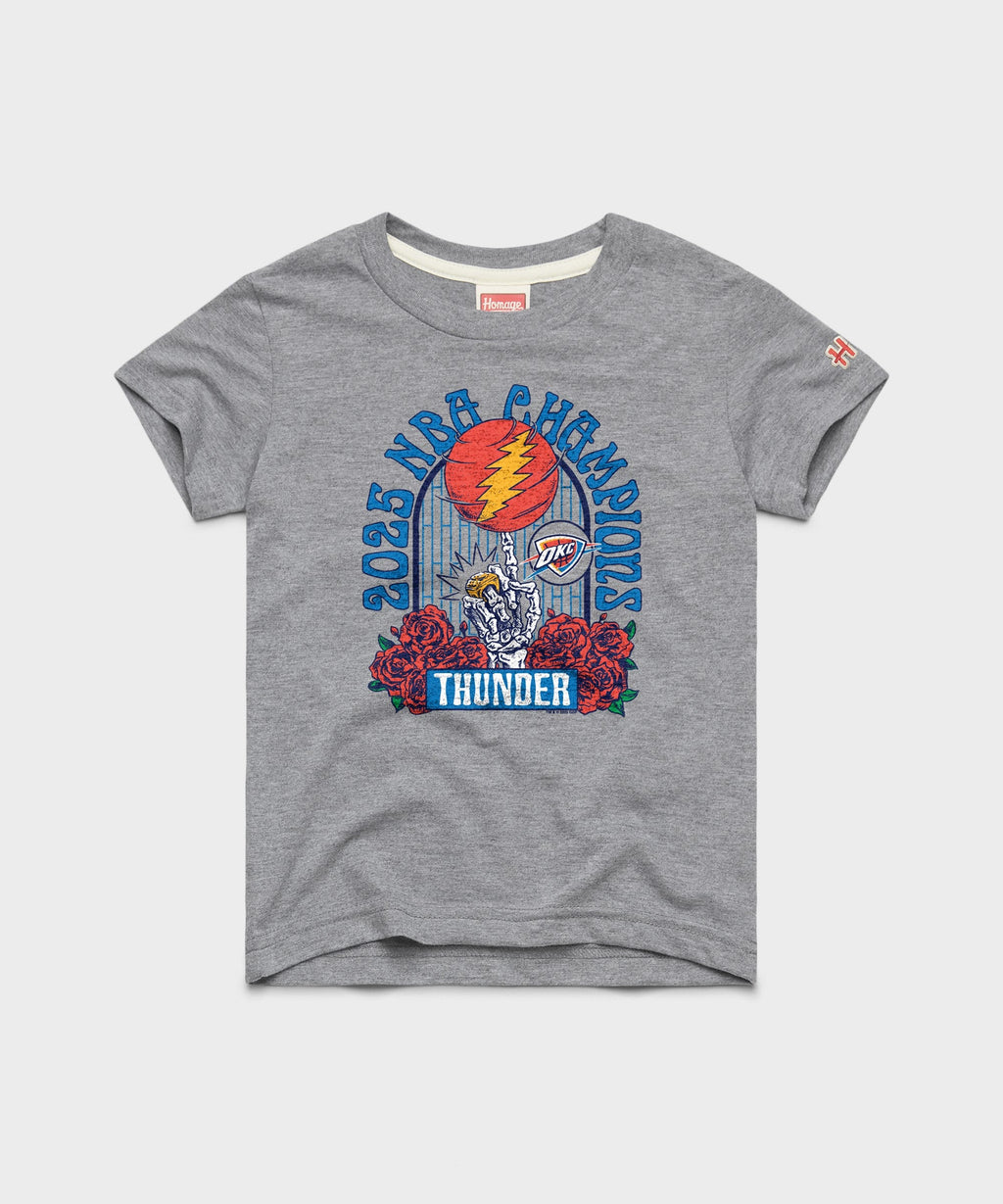 Youth NBA x Grateful Dead 2025 Champs Thunder