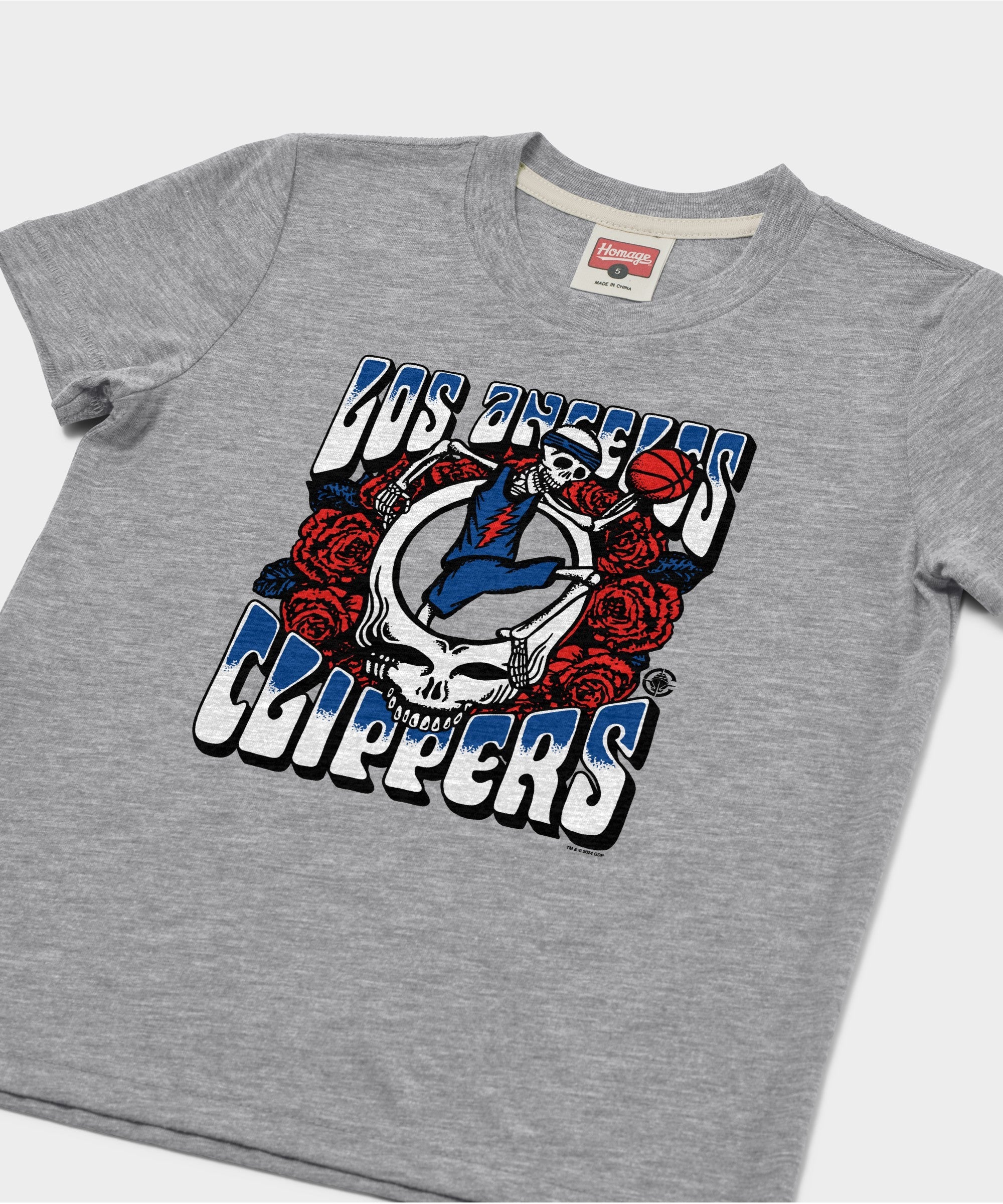 Youth NBA x Grateful Dead x Clippers Skull