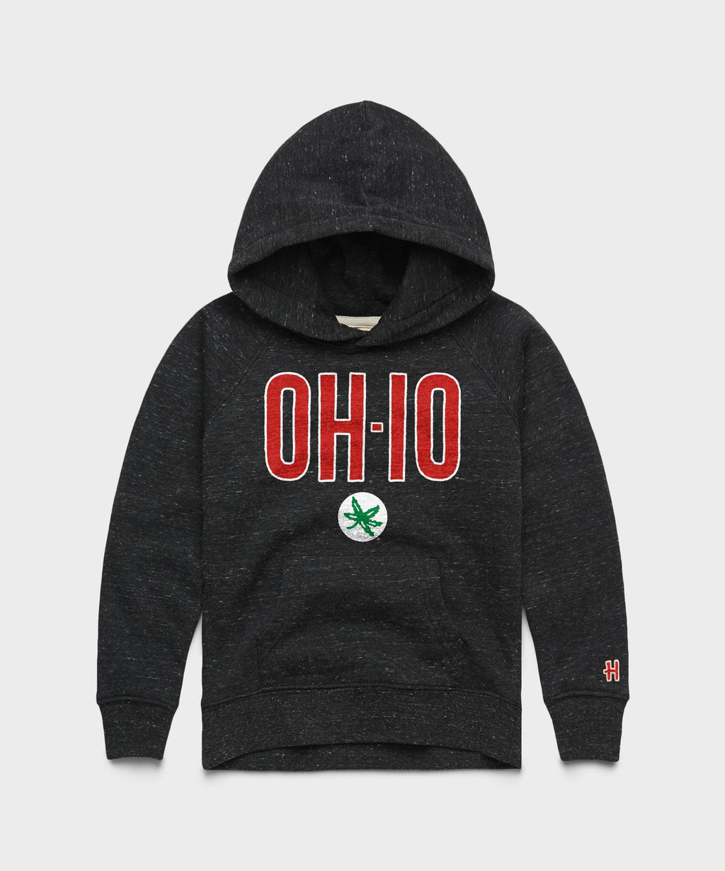 Youth OH-IO Buckeye Leaf Hoodie