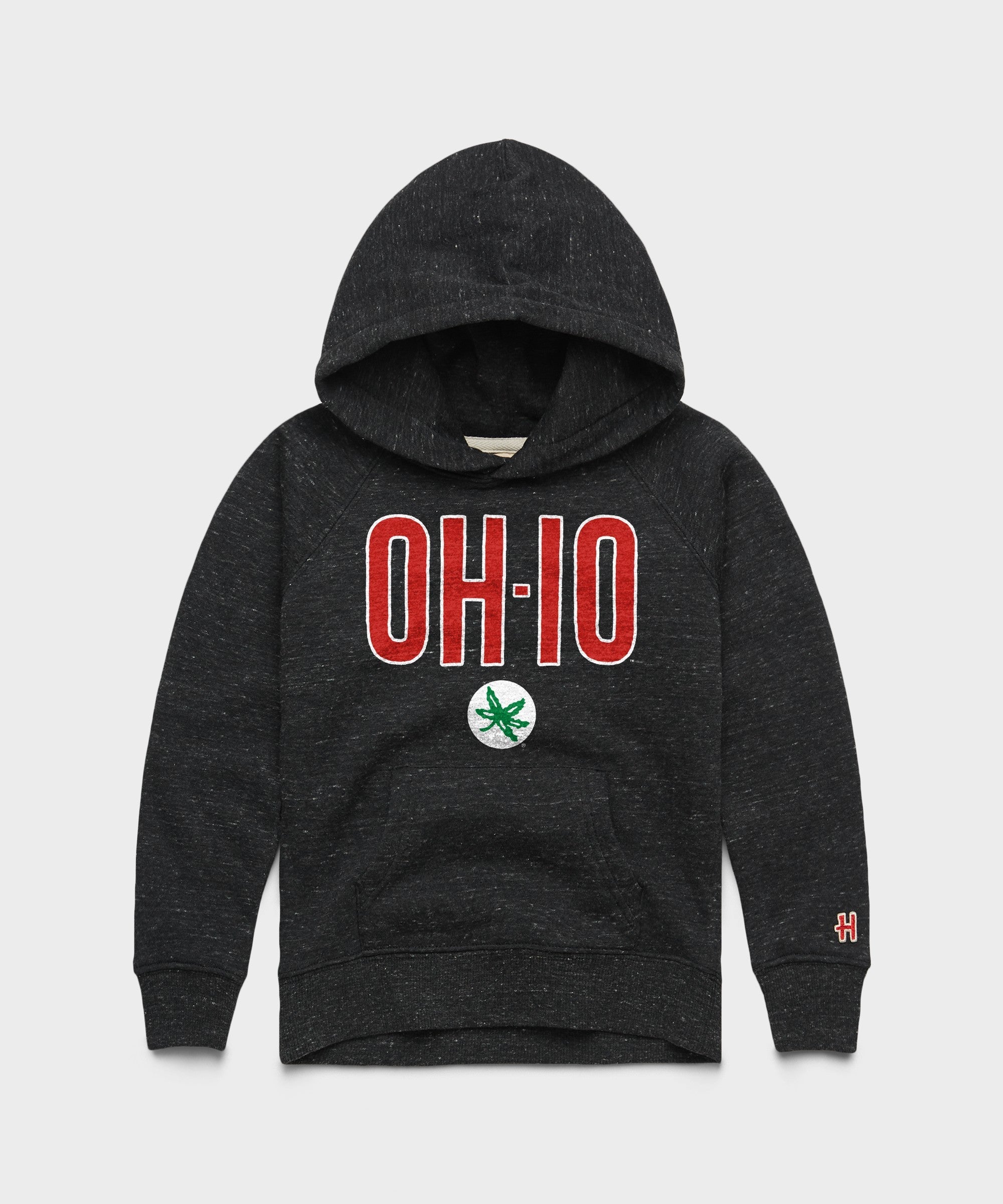 Youth OH-IO Buckeye Leaf Hoodie