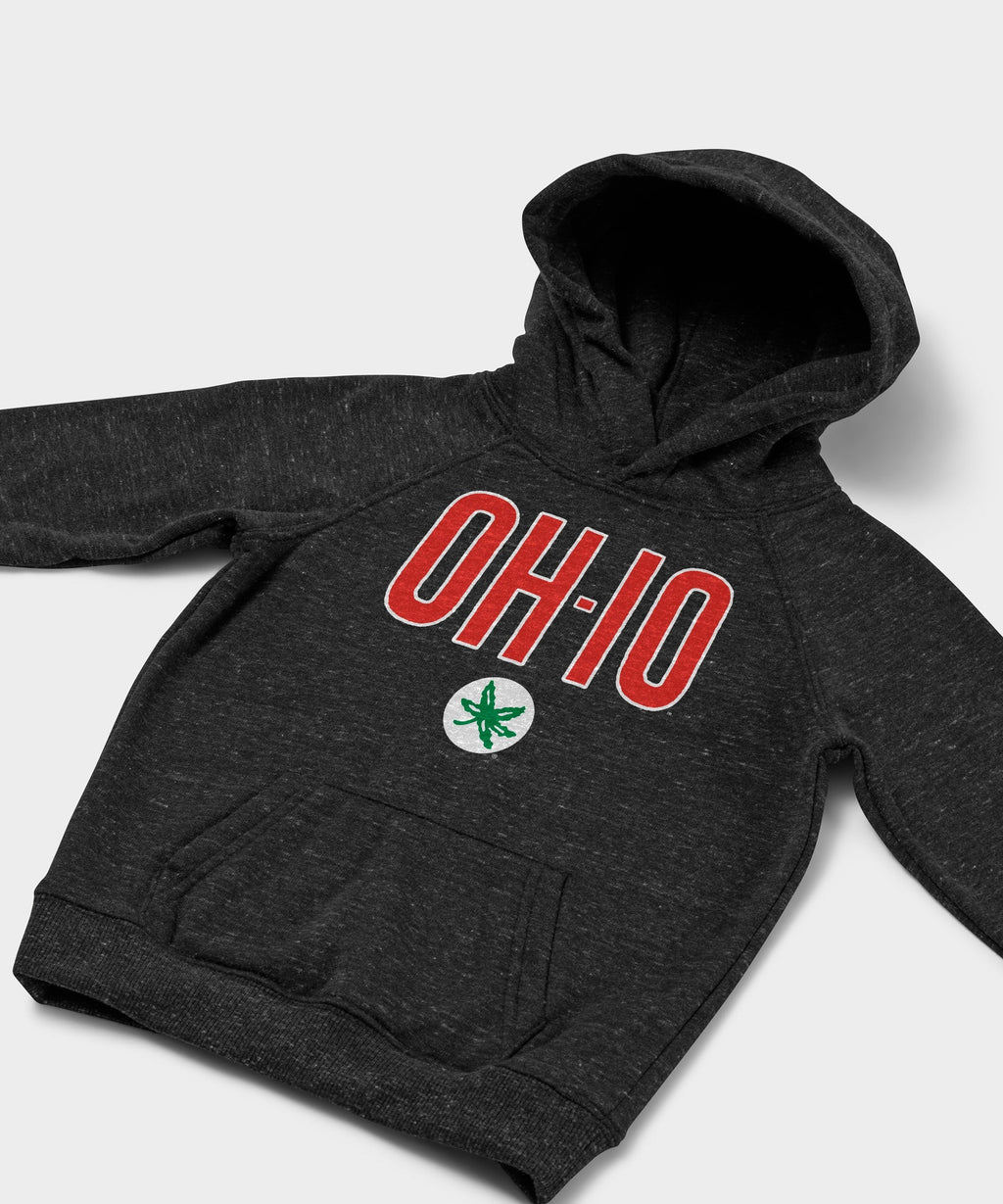 Youth OH-IO Buckeye Leaf Hoodie
