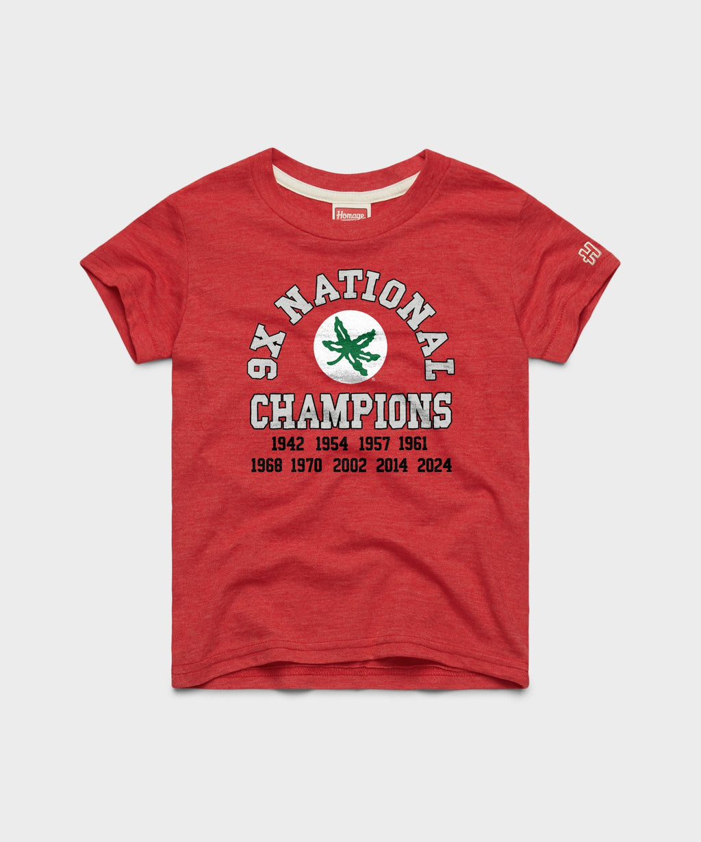Youth Ohio State 9X National Champions