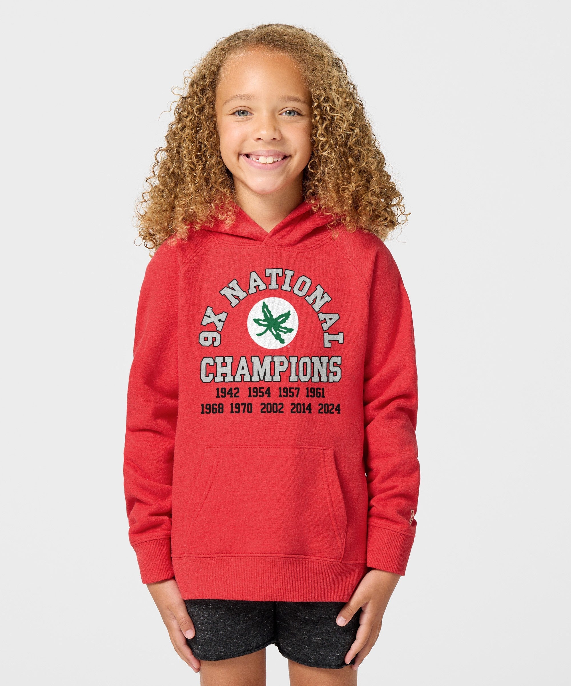 Youth Ohio State 9X National Champions Hoodie