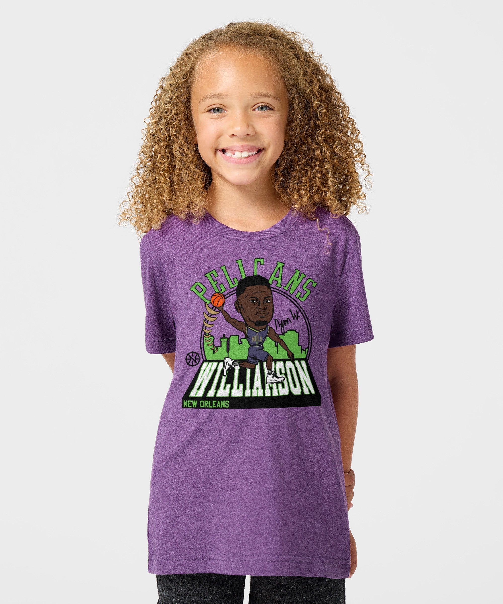 Youth Pelicans Zion Williamson Signature City Edition 2024