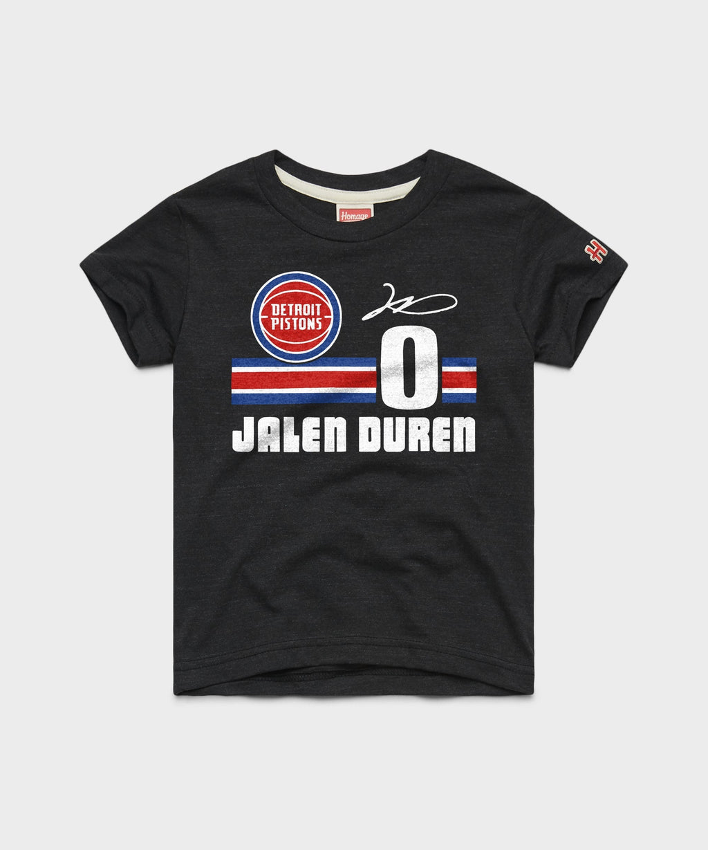 Youth Pistons Jalen Duren Signature Jersey