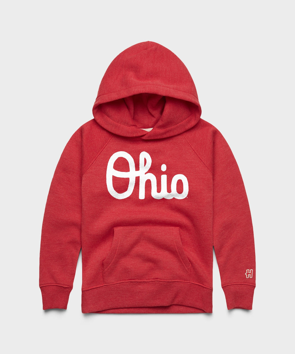 Youth Script Ohio Hoodie