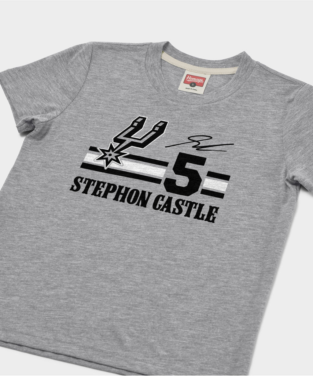 Youth Spurs Stephon Castle Signature Jersey