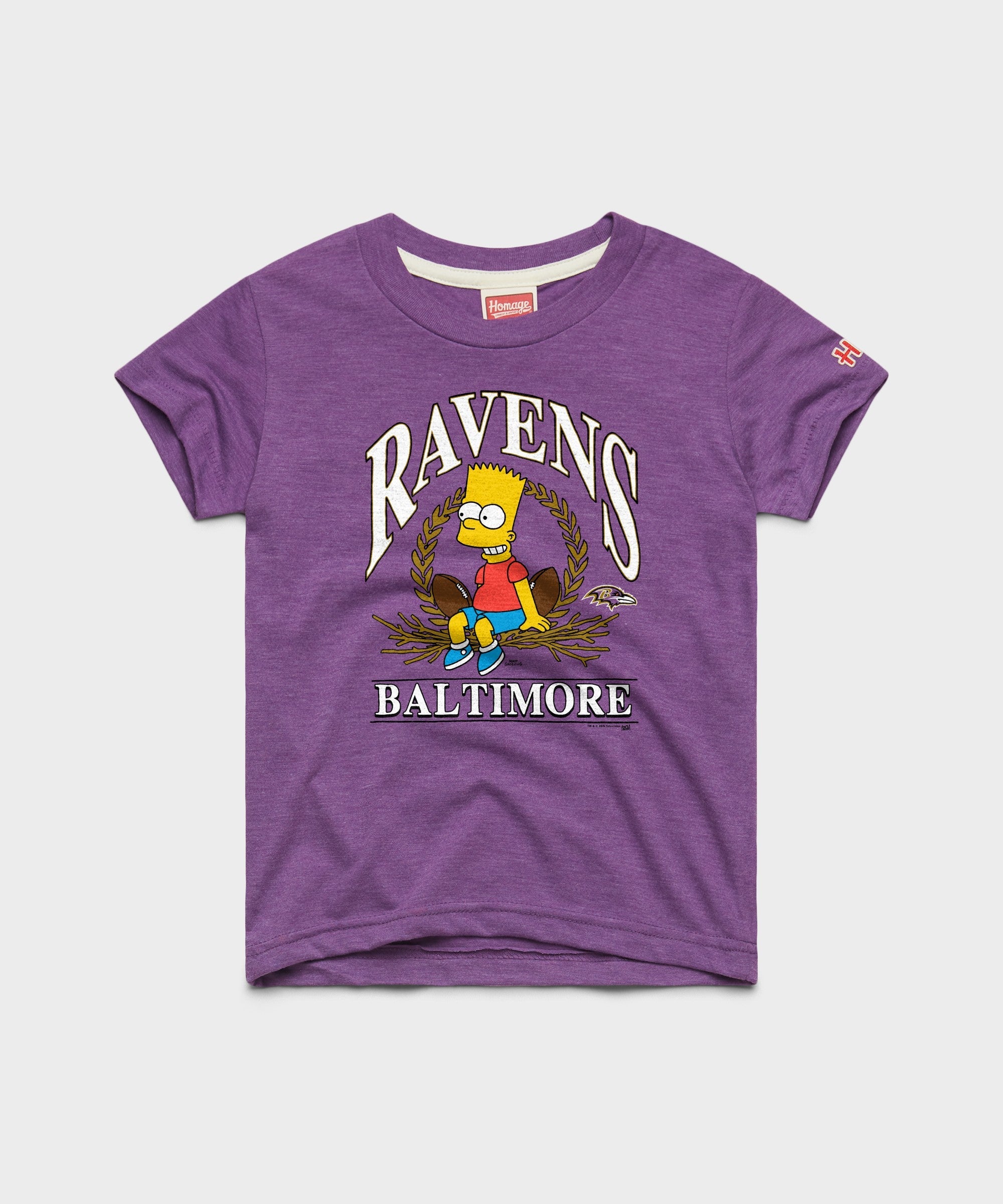 Youth The Simpsons Bart x Baltimore Ravens