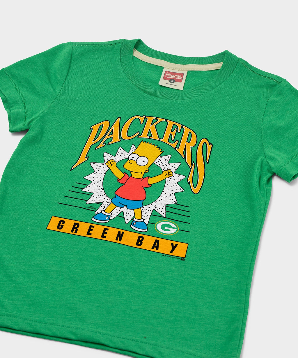 Youth The Simpsons Bart x Green Bay Packers