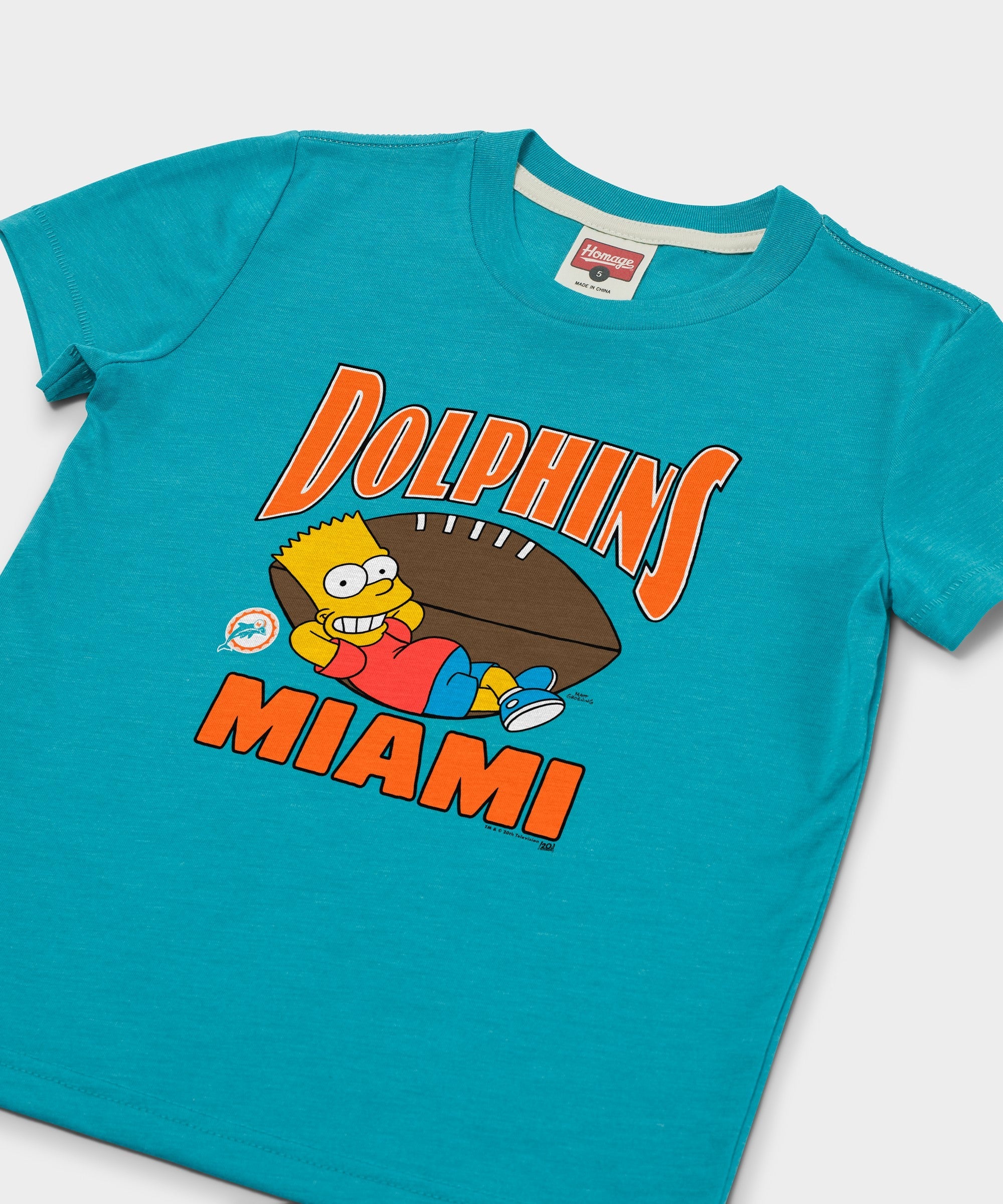 Youth The Simpsons Bart x Miami Dolphins