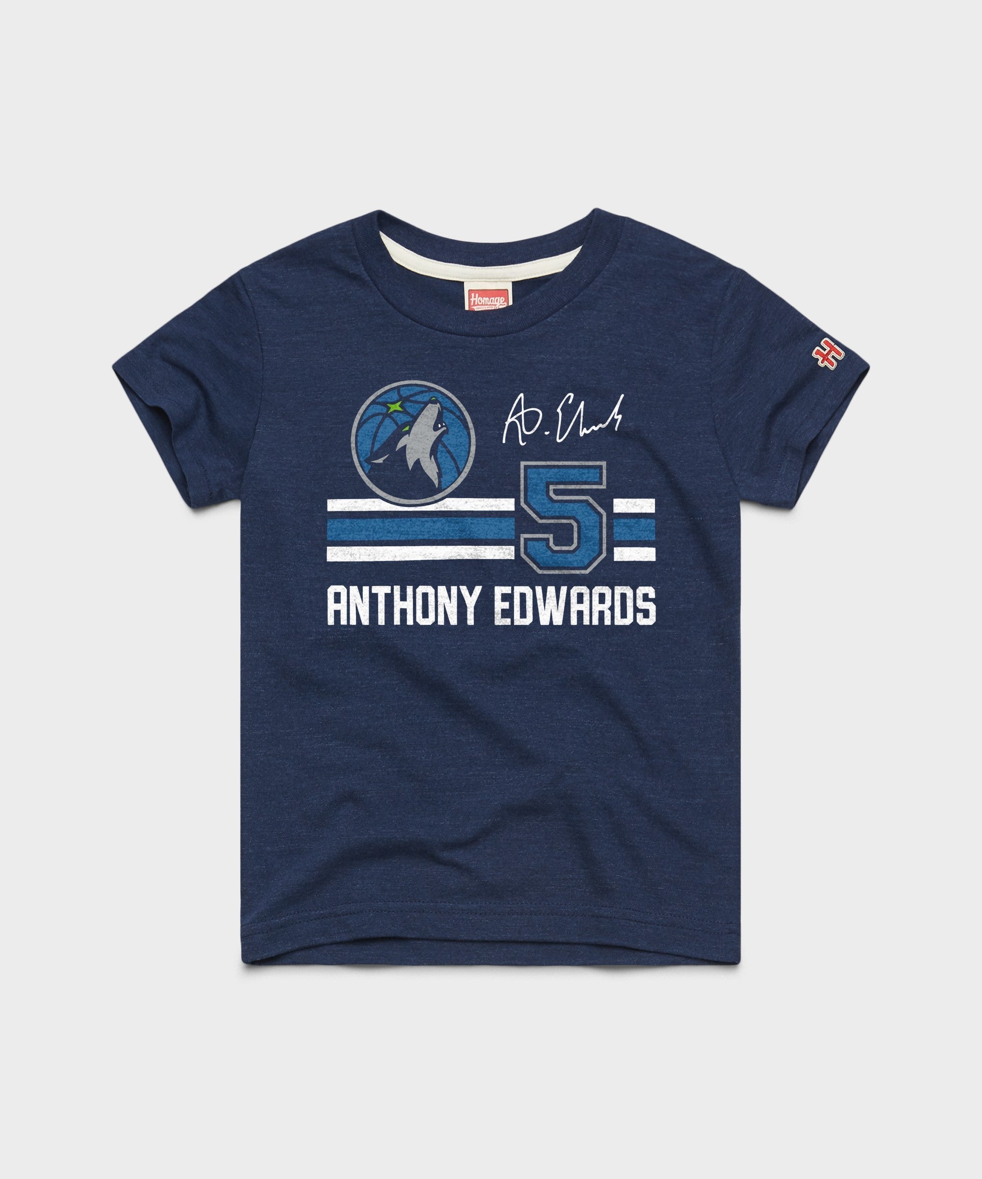 Youth Timberwolves Anthony Edwards Signature Jersey