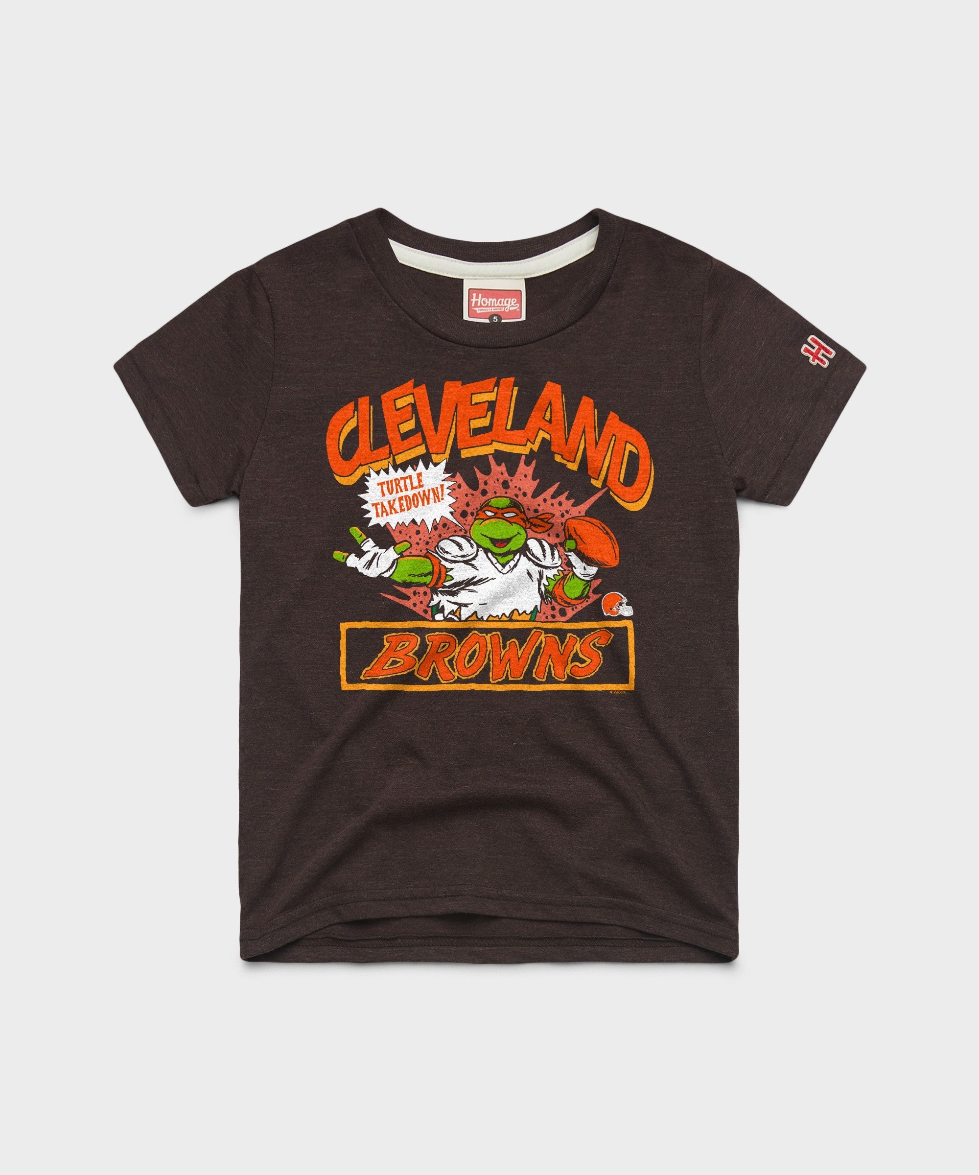 Youth TMNT Michelangelo x Cleveland Browns