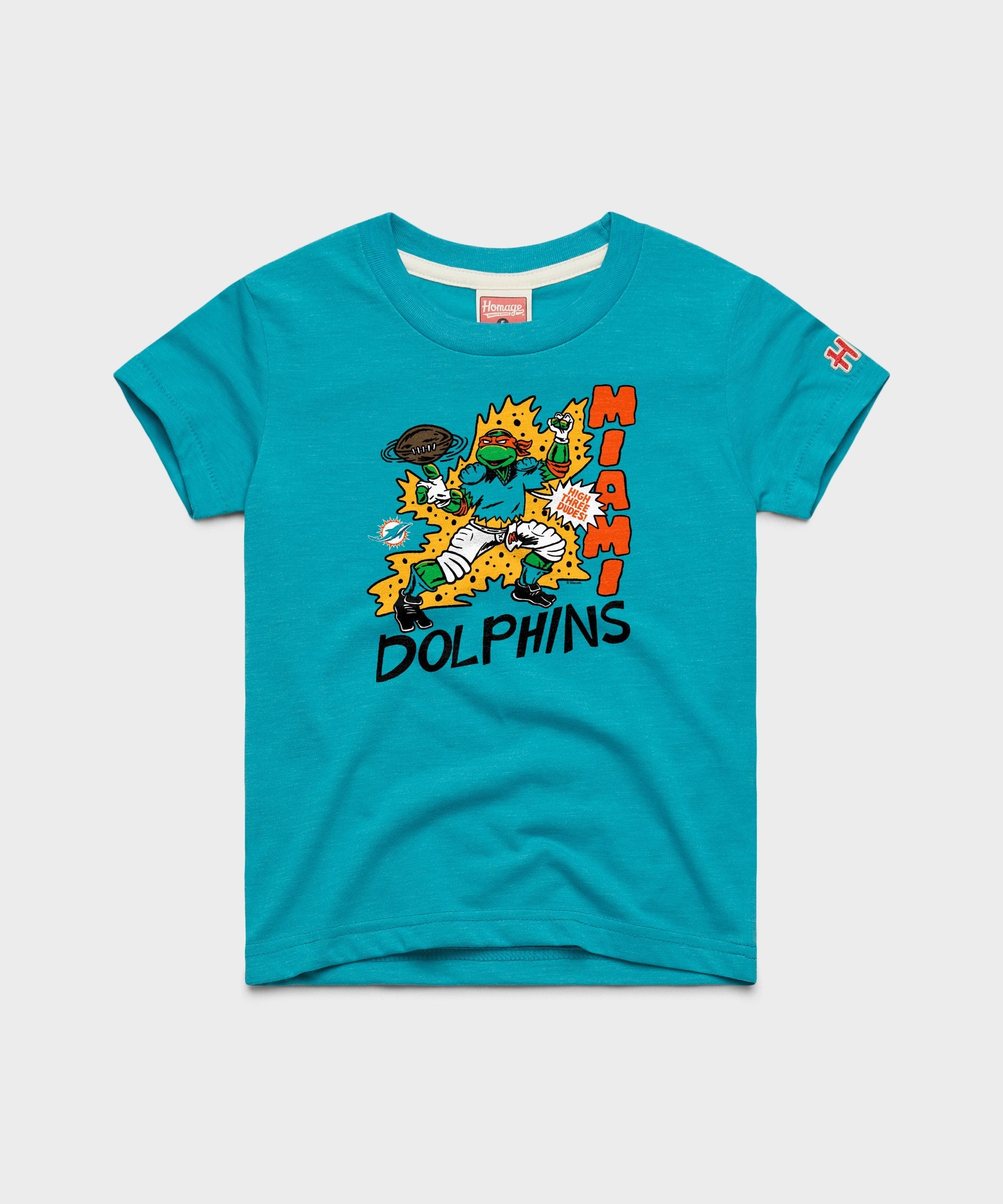 Youth TMNT Michelangelo x Miami Dolphins
