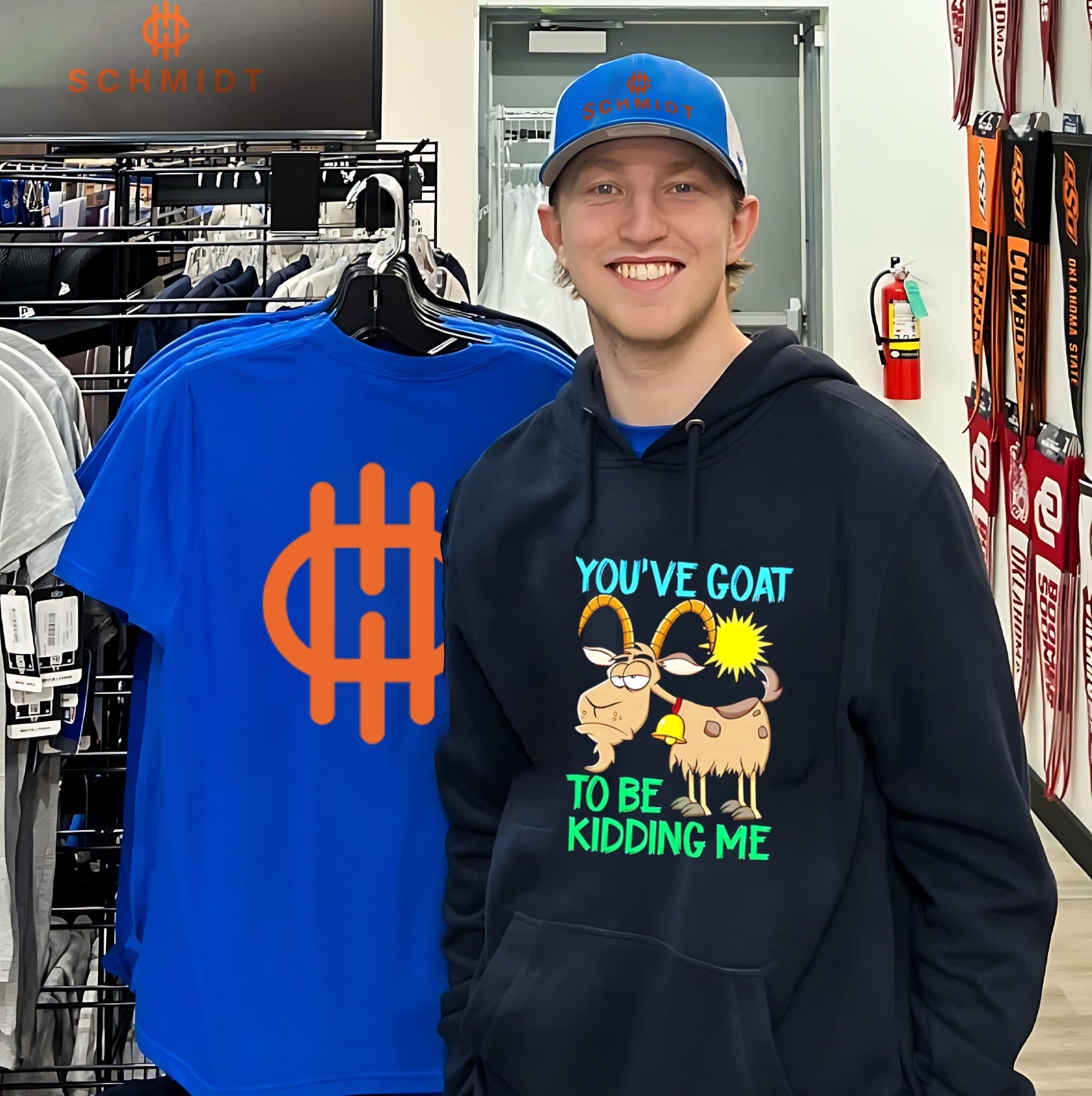 You’ve goat to be kidding me cartoon goat shirt