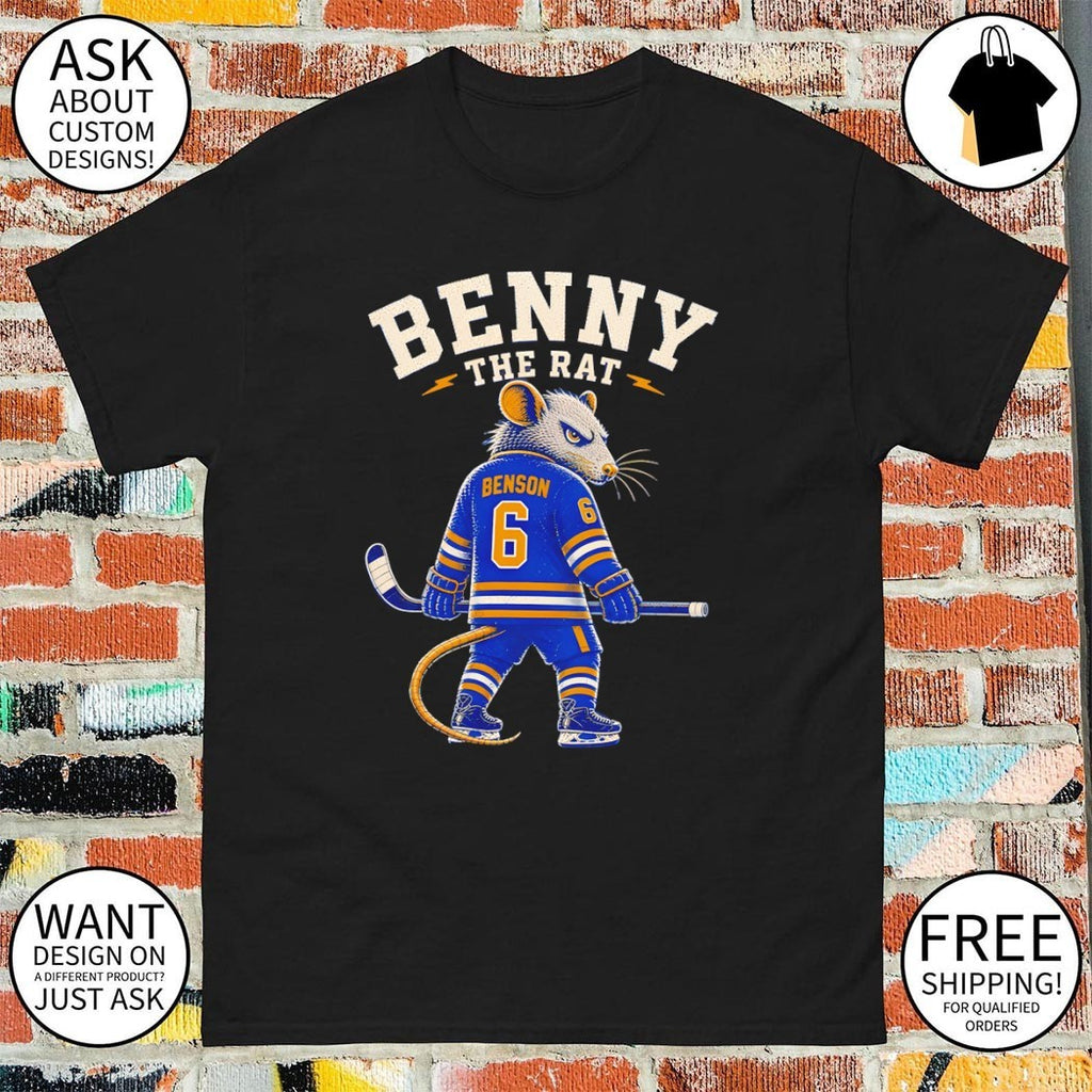Zach Benson Benny The Rat Buffalo Sabres Hockey shirt