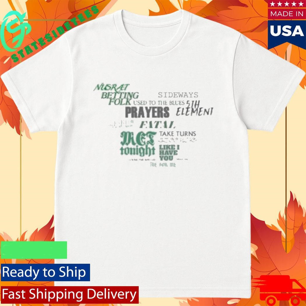 Zayn Konnakol Tracklist Shirt