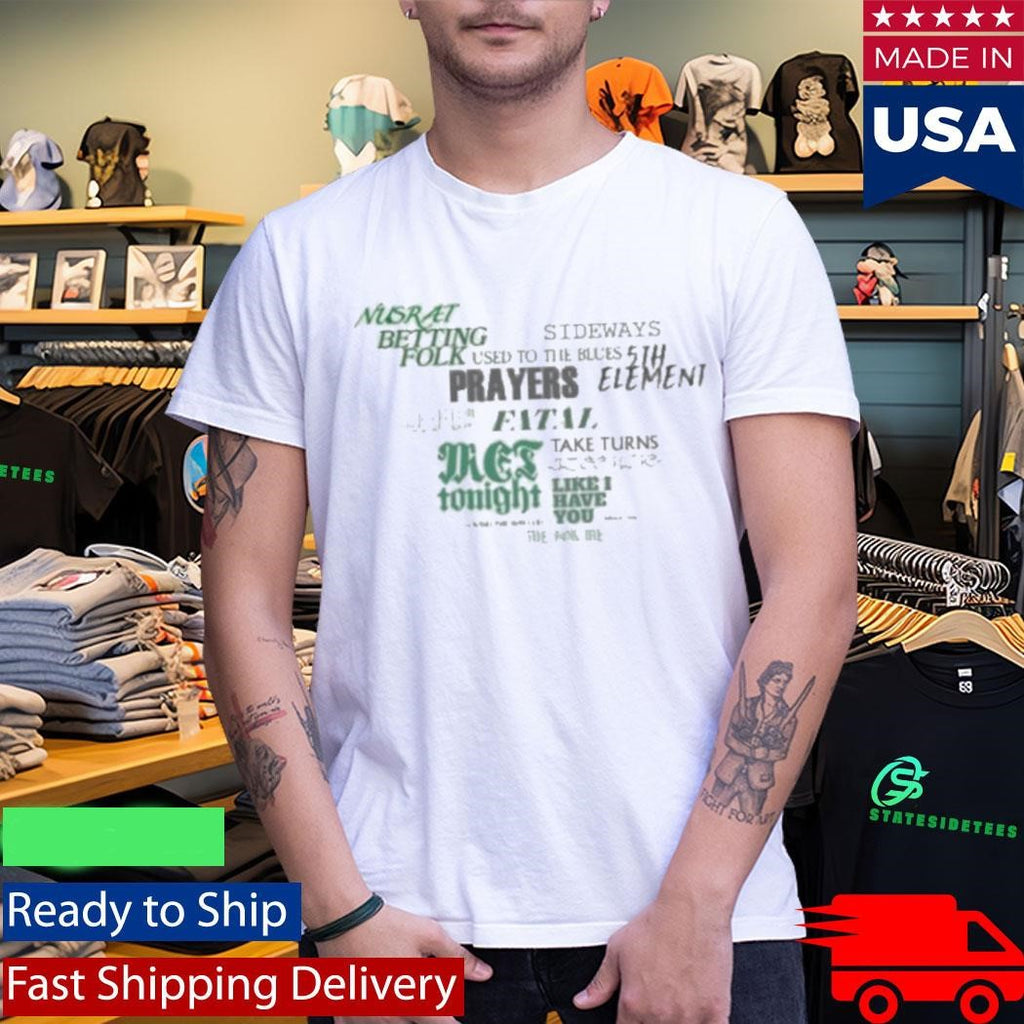 Zayn Konnakol Tracklist Shirt