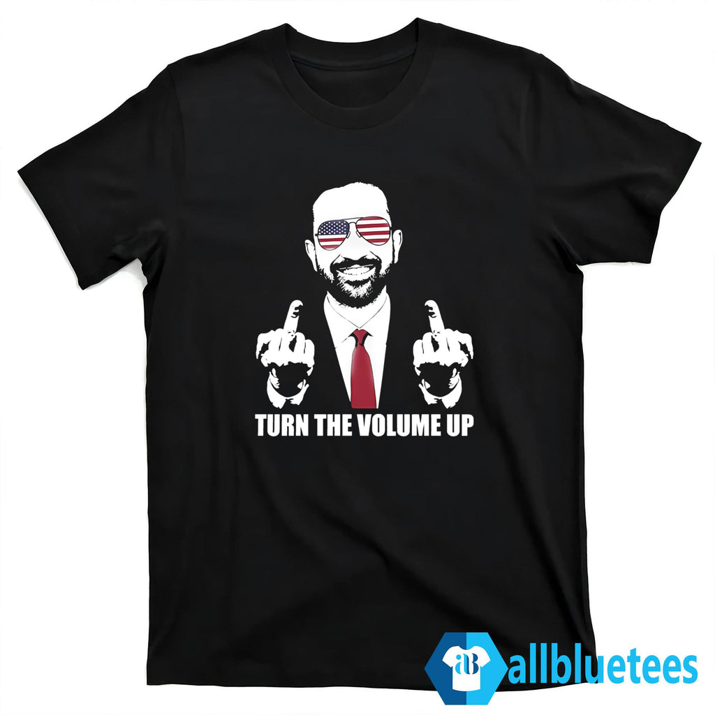 Zohran Mamdani Middle Finger Turn The Volume Up Shirt