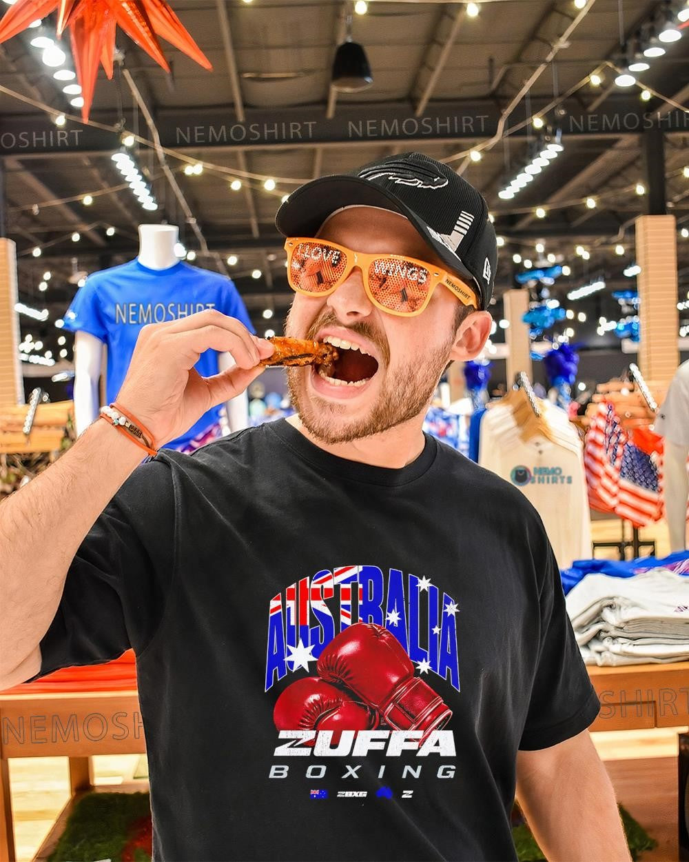 Zuffa Boxing Australia graphic shirt