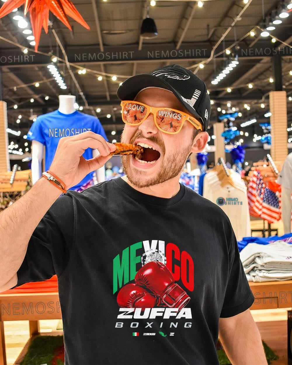 Zuffa Boxing Mexico graphic shirt